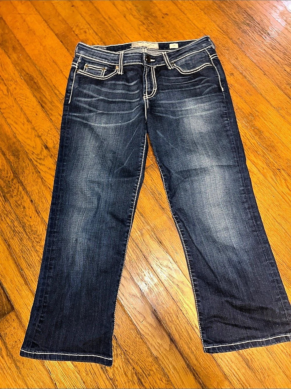 BKE capri Jeans Blue Waist 28